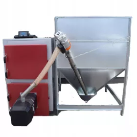    Cazan de incalzire pe peleti cu alimentator KIPI, PUTERE 100 KW