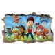  Sticker de perete poster PAW PATROL! 120x74 cm