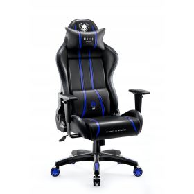    Scaune de gaming Diablo Chairs X-One 2.0, piele ecologica neagra si albastra