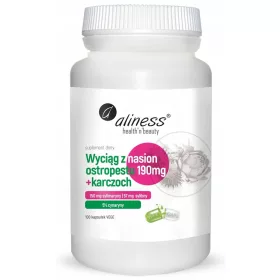   Supliment cu extract de armurariu 190 mg și anghinare 100 capsule VEGE
