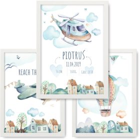  Set 3 poze A3, postere, rama IKEA