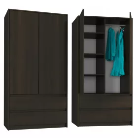  Mobene Dulap modern 90 x 180 x 55 cm sertar wenge