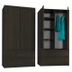  Mobene Dulap modern 90 x 180 x 55 cm sertar wenge