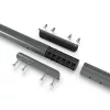 Loc de joacă pentru copii GetSet MB220: balustradă, scară orizontală, stâlp, stație, perete de cățărat, roți, geantă de sport