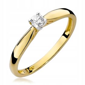  Inel de logodnă de aur 333 cu ZIRCONIA 10