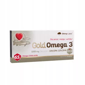   OLIMP Labs Gold Omega 3 - 60 Capsule pentru Sănătatea Inimii și Creierului