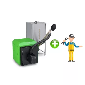    Cazan pe peleți KOSTRZEWA Mini Bio B NE 20 kW + SUBVENȚII + GRATIS + 0% RETE