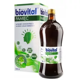   Biovital Memorie - Supliment Vitaminic în Formă Lichidă pentru Sprijinul Memoriei și Sistemului Nervos, 1000 ml