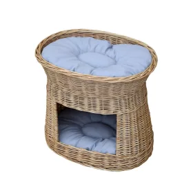  Caseta pentru caini Cuda din rachita bej 52 cm x 37 cm
