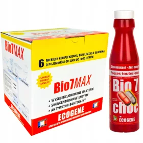  Bio7 Max Bacteria Fat in statia de epurare +CHOC MAX