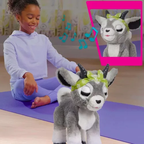 Exercițiu interactiv de yoga pentru animale de companie Daisy FurReal pentru capră