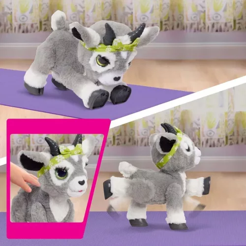 Exercițiu interactiv de yoga pentru animale de companie Daisy FurReal pentru capră