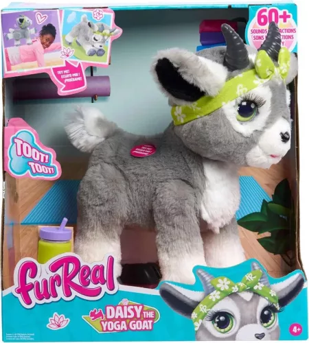 Exercițiu interactiv de yoga pentru animale de companie Daisy FurReal pentru capră