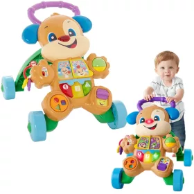   Fisher Price „Învață și râzi!” Scolăriță interactivă cățelușă Walker