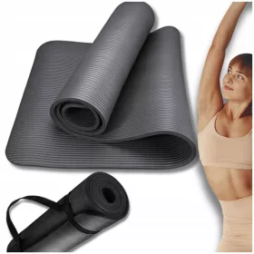 Covoraș de exerciții Omna 183 cm x 61 cm negru