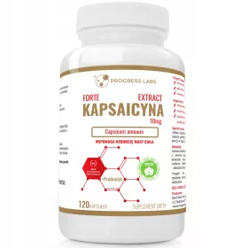 Kapsaicyna Forte 10mg z Ekstraktem Cayenne - 120 Kapsułek