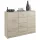 Comodă modernă Mobene 110 x 35 x 85 cm, stejar Sonoma mat