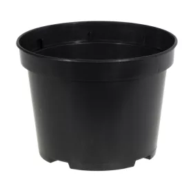    Ghiveci Edoniczki.pl 12 x 9 cm diametru 11,8 cm plastic negru