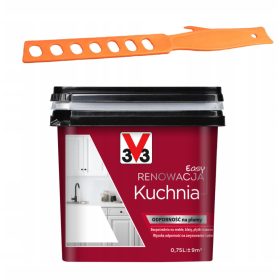    Vopsea acrilica pentru mobila, pentru gresie V33 0,75 l Alb satinat