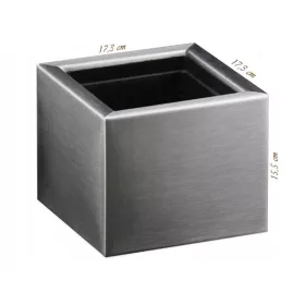    Ghiveci de flori Enigma-Art 17,3 cm x 17,3 x 15,5 cm oțel inoxidabil