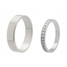  VERIGE DE NUNTA AUR cu 30 DIAMANTE 0,60 ct