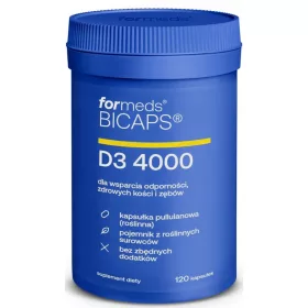 Supliment Vitamin D3 4000 IU - ForMeds BICAPS, 120 Capsule