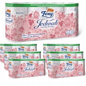   Hârtie Igienică Foxy Silk pentru Piele Sensibilă - 56 Role
