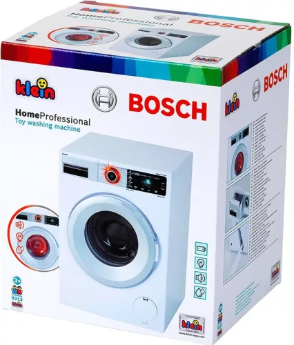 Mașină de spălat rufe Bosch cu efecte sonore + uscător Vileda