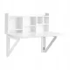  Masa de perete SoBuy cu raft 90 x 60 x 78 cm alb
