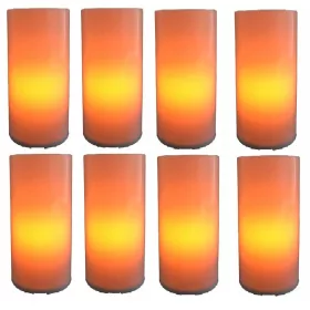   Lumânări LED cu Efect de Flacără, Set 8 Bucăți + Baterii Incluse