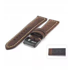  Curea de piele groasă pentru ceasul Diloy 397.2 20 mm