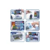 Set Toy Shopping: Casa de marcat cu terminal si scanner + cos cu accesorii si cos de cumparaturi pentru copii AGD 3+