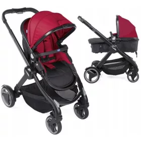  Carucior complet Chicco negru si rosu