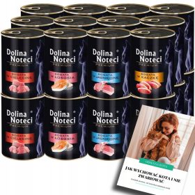    DOLINA NOTECI PREMIUM KOT WET mix alimentar de arome 24 x 400g + EBOOK KOT