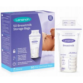  Lansinoh plicuri alimentare 50 buc 180 ml