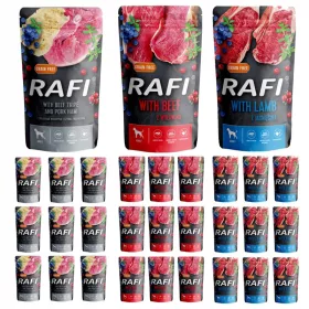  Rafi mancare umeda carne de vita 0,5 kg