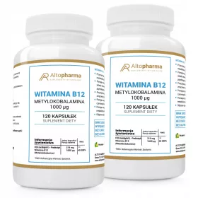   Supliment Alimentar Vitamină B12 1000µg + L-Leucina + Prebiotic - Altopharma®