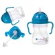 Sticla B.Box cu paie, 240 ml, albastru cobalt