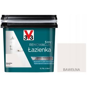    Vopsea acrilica pentru lemn, mobila, gresie V33 0,75 l Bumbac satinat