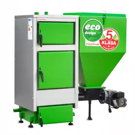    Cuptor din oțel Cieplomax pentru cărbune eco-mazăre, peleți 10 kW