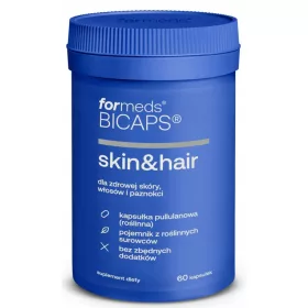   Supliment BICAPS® Skin&Hair pentru Piele și Păr, 60 Capsule Vegan-Friendly