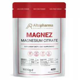   Magneziu Premium 100% Pur în Pudră de la AltoPharma® - 1000g, 400 Porții
