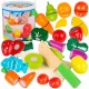  Kinderplay fructe și legume din lemn pentru tăiat cu Velcro