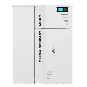    Cazan pe peleti Kozlusan Lidia Compact Mini 15kW cu rezervor lateral