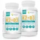 Supliment Natural Vitamina K2 MK-7 + D3 2000IU de la WISH Pharmaceutical®, 240 Tablete