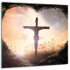  Poza din sticla ArtprintCave Cross 60 x 60 cm