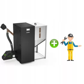    Cazan pe PELETI KOSTRZEWA EEI 8 kW + SUBVENȚII + GRATIS + 0% RATE