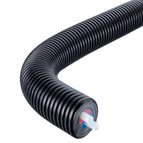   Uponor Ecoflex Varia Twin țeavă dublă preizolata 2 × 25 × 2,3/140 mm, 1 m