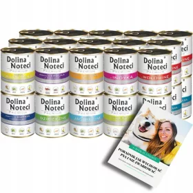    DOLINA NOTECI SET PREMIUM hrana umeda pentru CAINI mix 30x800g + EBOOK DOG