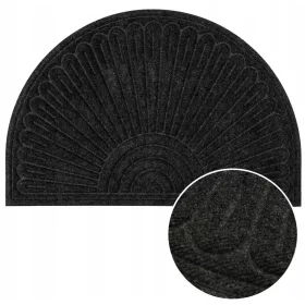    Covor de ușă din cauciuc gata de fabricație, textil pentru interioare, 60 x 90